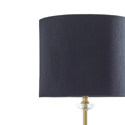 Metal Buffet Lamp With Drum Shade Black - Olivia & May 4 Metal Buffet Lamp With Drum Shade Black - Olivia & May - Image 2