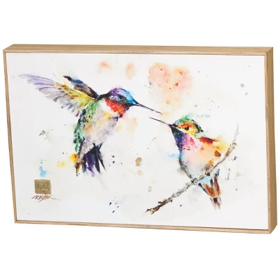 DEMDACO The Lovebirds Hummingbirds Wall Art Multi 3 DEMDACO The Lovebirds Hummingbirds Wall Art Multi