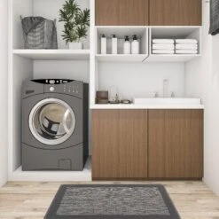 World Rug Gallery Textline Bordered Anti-Fatigue Standing Mat -Safavieh Store GUEST 6630d478 53a5 4328 a714 41322f3acb58