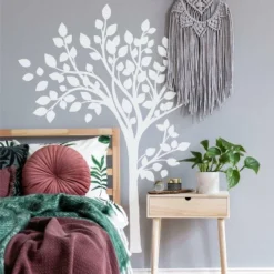 Simple Tree Peel And Stick Giant Wall Decal White - RoomMates