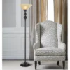 71" 3-way Metal Floor Torchiere Lamp With Glass Shade Dark Bronze - Cal Lighting -Safavieh Store GUEST 6788d7ef 7a36 4916 9408 638df5c46aa2