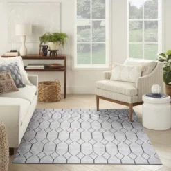 Nicole Curtis Machine Washable Series 1 Modern Trellis Indoor Rug -Safavieh Store GUEST 6b4268d5 9950 4d73 af5f c8c1cae76da5