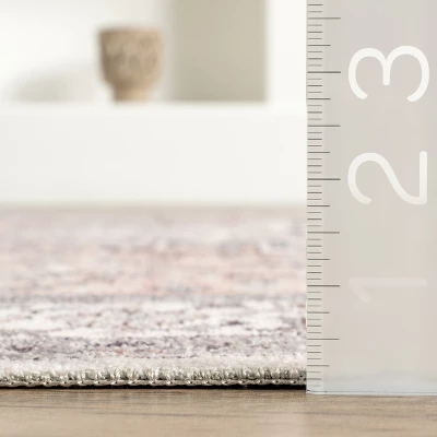 NuLOOM Lorrie Medallion Machine Washable Area Rug 4 NuLOOM Lorrie Medallion Machine Washable Area Rug - Image 2