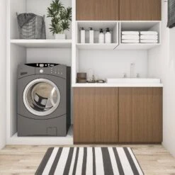 World Rug Gallery Contemporary Striped Anti-Fatigue Standing Mat -Safavieh Store GUEST 6c78b1c1 ea4d 4391 8580 6ee33b769af0