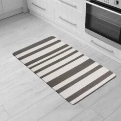 World Rug Gallery Contemporary Striped Anti-Fatigue Standing Mat -Safavieh Store GUEST 6c876b19 4c94 46d2 9c8a 22f889b506df