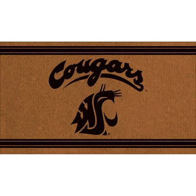 Evergreen Washington State University Logo Turf Mat, Brown- 28 X 16 Inches Indoor Outdoor Doormat 3 Evergreen Washington State University Logo Turf Mat, Brown- 28 X 16 Inches Indoor Outdoor Doormat