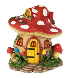 HearthSong 9"H Weather-Resistant Fairy Village House For Indoor And Outdoor Decor -Safavieh Store GUEST 6d5e6620 ac22 4b95 9fd4 738be6120830
