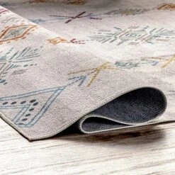 NuLOOM Kiya Machine Washable Moroccan Global Geometric Area Rug -Safavieh Store GUEST 6df83602 32e8 44e9 bccf 5530004b3669