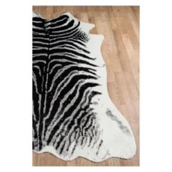 Acadia Zebra Acrylic And Area Rug - Erin Gates By Momeni