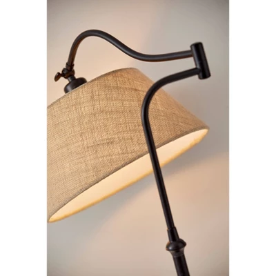 61" Rodeo Collection 3-way Floor Lamp Brown - Adesso 5 61" Rodeo Collection 3-way Floor Lamp Brown - Adesso - Image 3