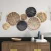 LuxenHome Multi-Color Sand Dollar 47.5" W X 27.5" H Metal Wall Decor -Safavieh Store GUEST 7025fb0d 7c24 4101 a270 881c795f45e5