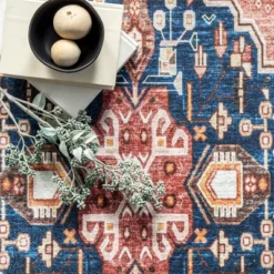 NuLOOM Nevaeh Machine Washable Bohemian Medallion Area Rug -Safavieh Store GUEST 704947d5 8f8b 49cf bf2f f120c9d8f3cb