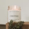 Sweet Water Decor Christmas 9oz Clear Jar Soy Candle