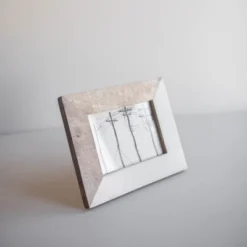 5x7 Inches White Wood, Resin & Glass Photo Frame - Foreside Home & Garden -Safavieh Store GUEST 73243b20 16b7 4829 90ad fed1cebc8e20