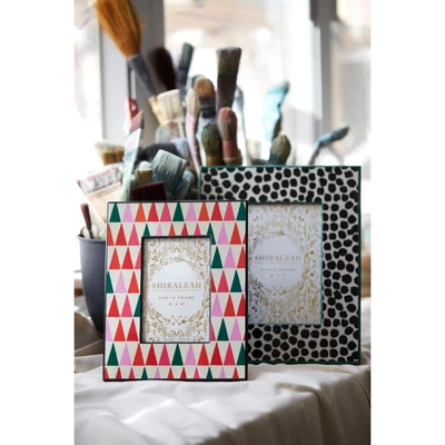 Shiraleah Celebration Geo Holiday Trees 4x6 Picture Frame 4 Shiraleah Celebration Geo Holiday Trees 4x6 Picture Frame - Image 2