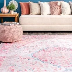 NuLOOM Patsy Vintage Medallion Machine Washable Area Rug -Safavieh Store GUEST 7428d5eb 6e26 4b4f 924a e7aaf8b6e5f1