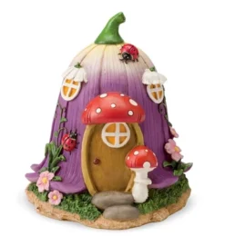 HearthSong 9"H Weather-Resistant Fairy Village House For Indoor And Outdoor Decor -Safavieh Store GUEST 7457dc8f 1d44 4f8f a16f 2dfd9ebb7794