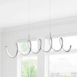 31" LED Dimmable Adjustable Metal Linear Pendant Chrome - Jonathan Y 7 31" LED Dimmable Adjustable Metal Linear Pendant Chrome - Jonathan Y -Safavieh Store GUEST 749ff1a9 3d9c 4449 b6e9 2cfc6cf28221