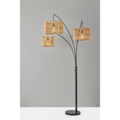 82" Cabana Collection 3-Arm Arc Lamp Black - Adesso -Safavieh Store GUEST 75d4c857 b4a3 42ea b0c0 c17b5d5c82a3