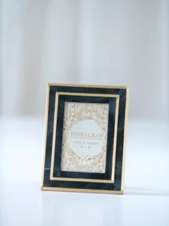 Shiraleah Black And Gold Roma 4" X 6" Picture Frame