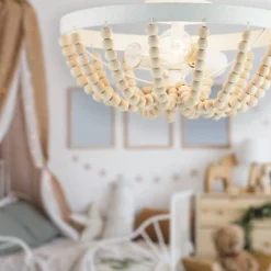 15" Delilah Boho Semi-Flush Mount Pendant White - River Of Goods -Safavieh Store GUEST 7744468d 2b77 4f8b 8b8f fa8099517c34