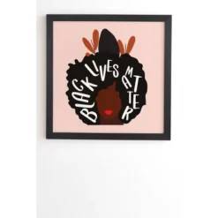 Oris Eddu Black Lives Matter Framed Wall Canvas Pink - Deny Designs 13 Oris Eddu Black Lives Matter Framed Wall Canvas Pink - Deny Designs -Safavieh Store GUEST 7780ae2b c95e 4dfb 8f21 9367e405ff86