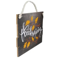 Northlight 15" Wooden 'Happy Thanksgiving' Hanging Wall Sign -Safavieh Store GUEST 77887aee c034 408b bc2d 0f8e807f095f