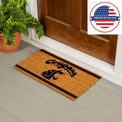 Evergreen Washington State University Logo Turf Mat, Brown- 28 X 16 Inches Indoor Outdoor Doormat 7 Evergreen Washington State University Logo Turf Mat, Brown- 28 X 16 Inches Indoor Outdoor Doormat - Image 5