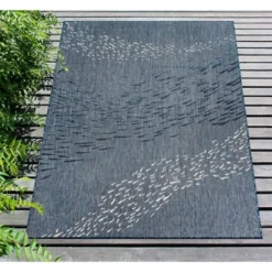 Liora Manne Carmel Indoor/Outdoor Rug Navy -Safavieh Store GUEST 78d8fa25 b73f 4632 9150 547434d8d60b