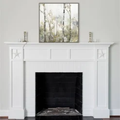 30" X 30" Soft Birch Forest II By Allison Pearce Framed Canvas Wall Art Print - Amanti Art -Safavieh Store GUEST 790a8e6a 1c76 42f5 8e12 4acdc4758f6f