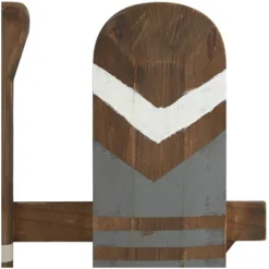 Coastal Wood Paddle Wall Decor With Arrow And Stripe Patterns - Olivia & May -Safavieh Store GUEST 7a585347 fd0f 46e3 9d81 ff1e9c3e64ec