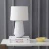 18" Stark Table Lamp White (Includes LED Light Bulb) - Safavieh -Safavieh Store GUEST 7aa5072f daf8 4e38 8171 99499501d2ad
