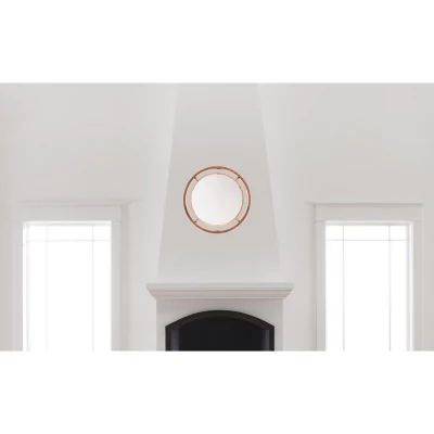 ZM Home 24" Luxe Round Mirror Gold 7 ZM Home 24" Luxe Round Mirror Gold - Image 6