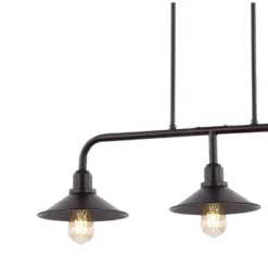 34.25" LED 3-Light Cade Metal Farmhouse Industrial Pendant Oil Rubbed Bronze - JONATHAN Y -Safavieh Store GUEST 7ce8605a e80d 438d 9533 8c989e7a7a2d