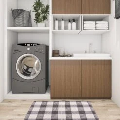 World Rug Gallery Checkered Plaid Anti-Fatigue Standing Mat -Safavieh Store GUEST 7df4c03f e2d1 472c bcc8 e776b7c1daf8