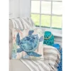 C&F Home 18" X 18" Clearwater Sealife Indoor/Outdoor Throw Pillow