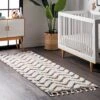 2'8"x8' Rumi High-Low Chevron Tassel Area Rug Beige Runner - NuLOOM -Safavieh Store GUEST 7e82ed65 3a09 4dd5 a3cc 572ce3c17f80