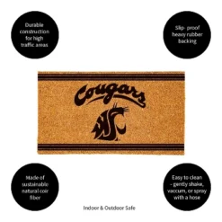 Evergreen Washington State University Logo Turf Mat, Brown- 28 X 16 Inches Indoor Outdoor Doormat 10 Evergreen Washington State University Logo Turf Mat, Brown- 28 X 16 Inches Indoor Outdoor Doormat -Safavieh Store GUEST 7efe0b61 788b 4286 9ba2 707200beeee9