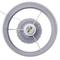 11.02" Mini Modern Ceramic Pastel Accent Bedside Table Desk Lamp With Matching Fabric Shade Periwinkle Blue - Simple Designs -Safavieh Store GUEST 81245caa df19 41fd ba8f b74b9782df76