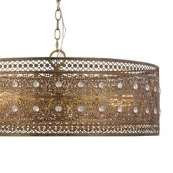23.5" 3-Light Bryar Chandelier Brass/Crystal - River Of Goods -Safavieh Store GUEST 830fd5ed 98b0 4ac9 bb13 27c56cd8b712