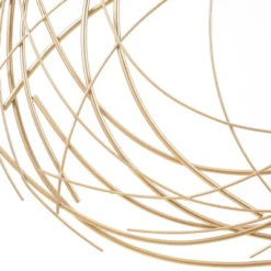 LuxenHome Gold Metal Abstract Swirl Round Wall Decor -Safavieh Store GUEST 84cbc33e ecb4 4d07 a7ee 4eb98187e297