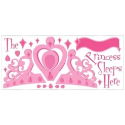 Princess Sleeps Here Peel And Stick Giant Wall Decal - RoomMates -Safavieh Store GUEST 8925f5ad 4536 42b7 afe3 a905802f96e0
