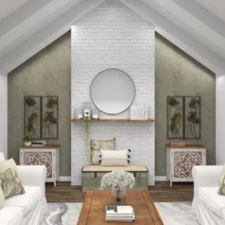 Metal Floral Wall Decor With Black Frame Set Of 2 Black - Olivia & May -Safavieh Store GUEST 8a1efc88 e125 48f1 a74d b7ac0a480a27