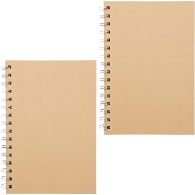 Paper Junkie 2-Pack Kraft Paper Desk Calendar Flip Photo Album Brown Picture Frames, 8.25x5.5 Inch 4 Paper Junkie 2-Pack Kraft Paper Desk Calendar Flip Photo Album Brown Picture Frames, 8.25x5.5 Inch - Image 2