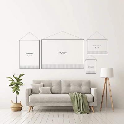 47"x32" Chelsea Victoria Buffalo Crossing Wall Hanging Landscape Tapestries Blue - Deny Designs 5 47"x32" Chelsea Victoria Buffalo Crossing Wall Hanging Landscape Tapestries Blue - Deny Designs - Image 3