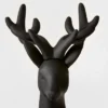 12" Plastic Sitting Deer Decorative Figurine Black - Wondershop™ -Safavieh Store GUEST 8cd27ad6 3c49 4fe0 b6cb 17072deae256