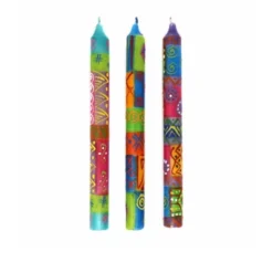 Global Crafts Unscented Hand-Painted Dinner Candles, Boxed Set Of 3 -Safavieh Store GUEST 8fcfa38d 7757 462b abbd 35e0dacbdb1e