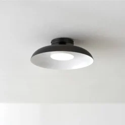 1-Light LED Integrated Matte Black Flush Mount Ceiling Light - Globe Electric -Safavieh Store GUEST 90ba5109 ee35 4b8f a1ea 581ba96816e8