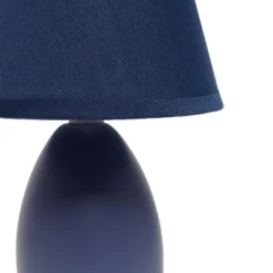 9.45" 2pk Petite Ceramic Oblong Bedside Table Desk Lamps With Matching Tapered Drum Shade Blue - Creekwood Home 18 9.45" 2pk Petite Ceramic Oblong Bedside Table Desk Lamps With Matching Tapered Drum Shade Blue - Creekwood Home -Safavieh Store GUEST 972ea1c1 5821 4c72 9505 08cf94321427