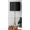 Metal Buffet Lamp With Drum Shade Black - Olivia & May -Safavieh Store GUEST 97d6e0a9 7b59 432c bbaa 8ebf6d4a3193
